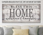 Bless This Home With Love - Canvas