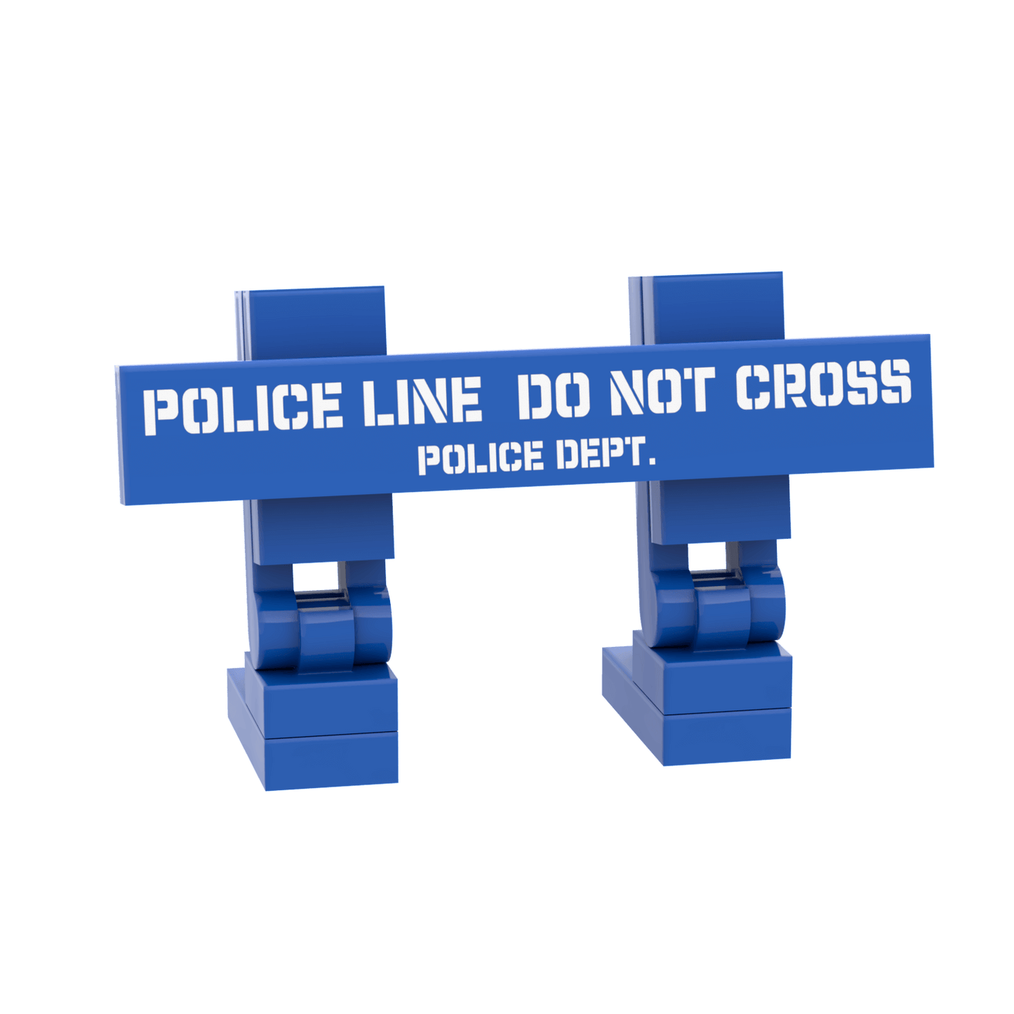 Police Barricade - Crime - Riots - Custom Printed - Made Using LEGO® Parts