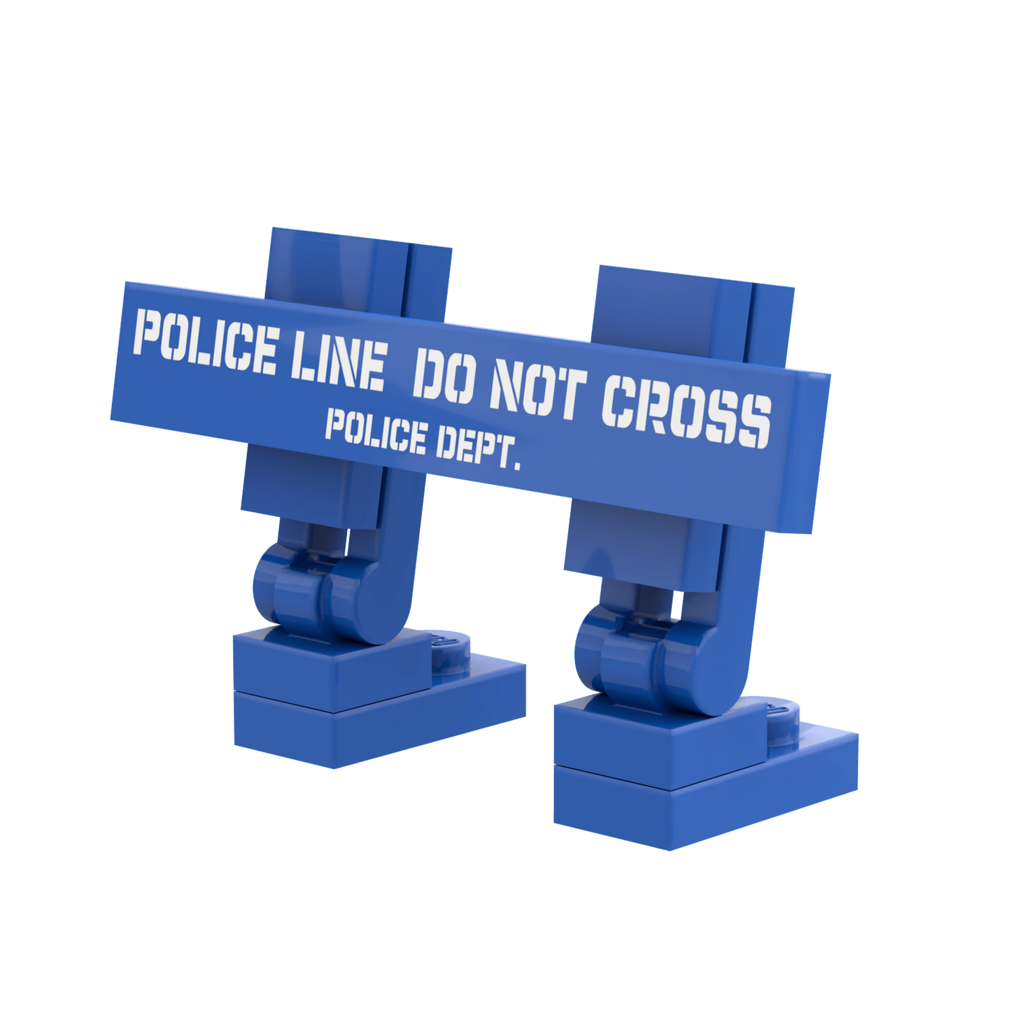 Police Barricade - Crime - Riots - Custom Printed - Made Using LEGO® Parts