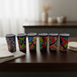 Blue Rim Talavera Shot Glass | Hand-Painted Mexican Drinkware