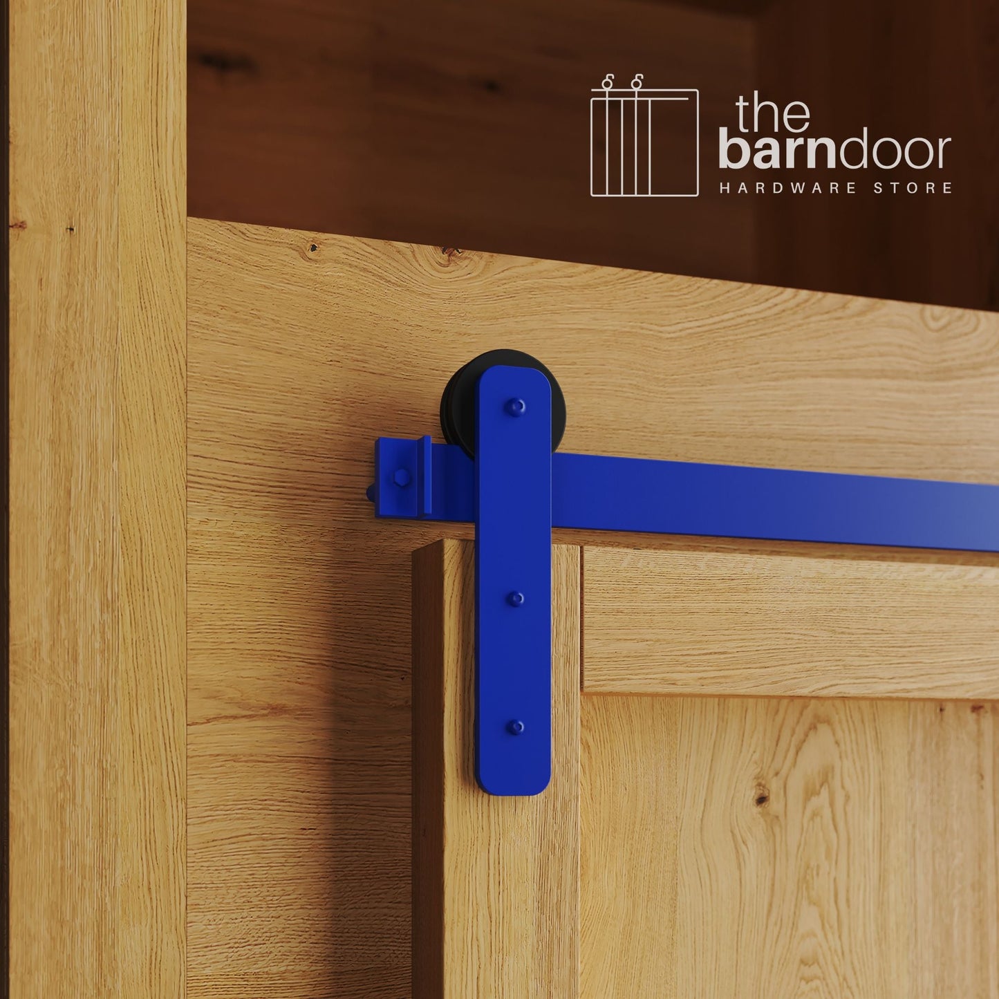 Mini Straight Strap Barn Door Hardware Kit
