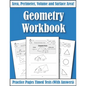 Area Perimeter And Volume: Geometry Workbook: Practice Pages Of Geometry For Kids & Beginners (With Answers) KS2-KS3 Maths - Paperback
