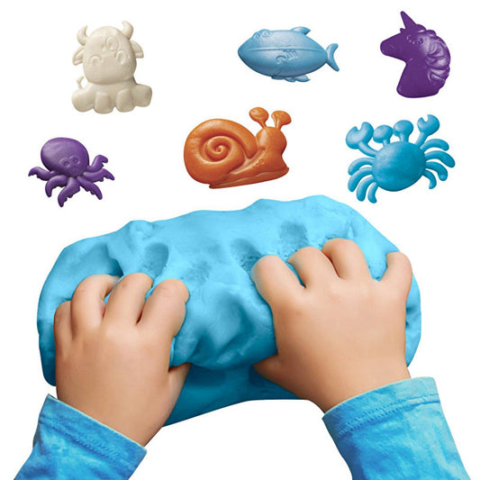Carioca Modeling Dough for Kids - 3 Colors x 75g, Non-Toxic, Air-Dry, Creative Play Material for Children Aged 1+ Years