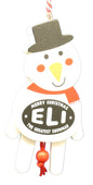 Dancing Wooden Ornament (E - J) -