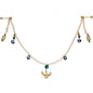Egyptian Goddess Dangle Nipple Chain Created with Crystals