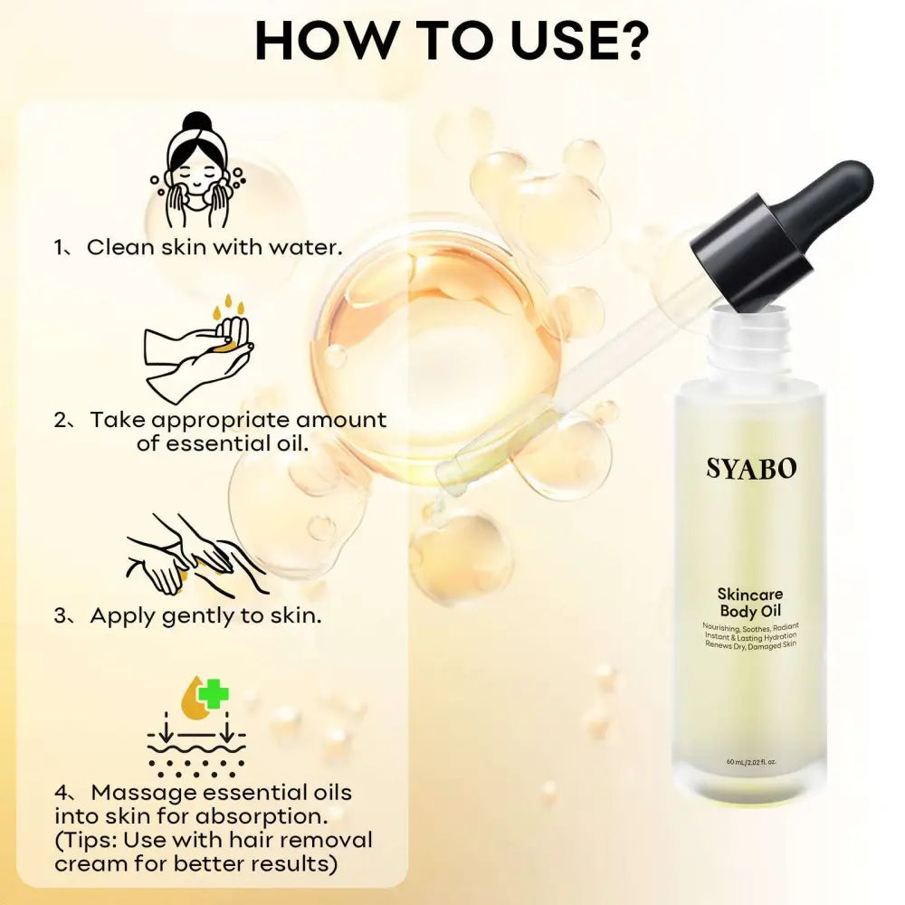 Body Care Essential Oils with Dropper