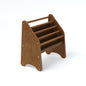 Wooden Montessori Bookshelf Pink