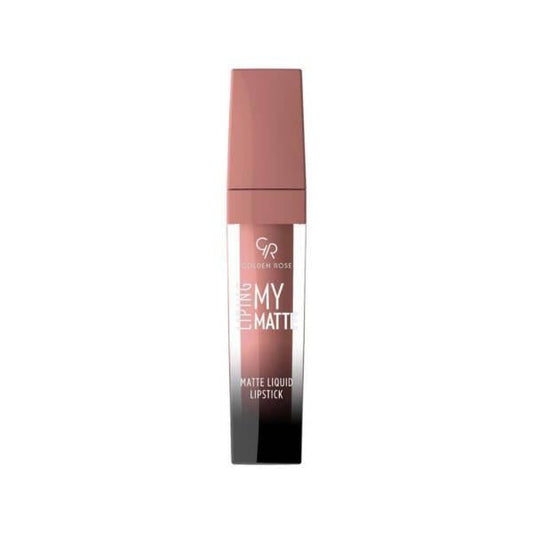 Golden Rose Matte Lipstick - Long Lasting, Comfortable & Intense Color Lip Color