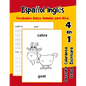 Español Inglés Vocabulario Basico Animales para Niños: Vocabulario en espanol Ingles de preescolar kínder primer Segundo Tercero grado - Paperback