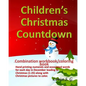 Children's Christmas Countdown: Handprinting Workbook & Coloring Book, Numerals and Associated Word for Each Day in December Leading to Christmas (1-2 - Paperback