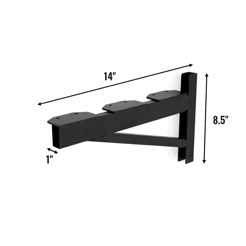 1' x 4' DIY Wall Shelf Brackets | Heavy Duty Garage Wall Shelves