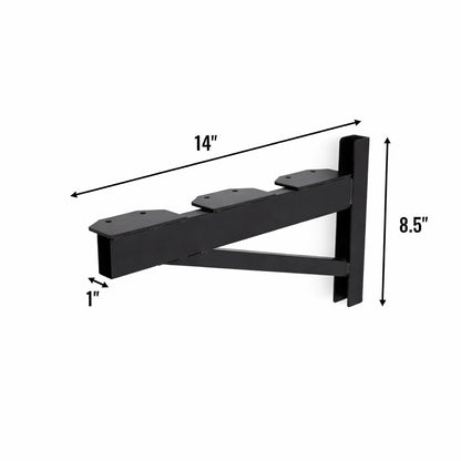 1' x 4' DIY Wall Shelf Brackets | Heavy Duty Garage Wall Shelves