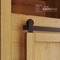 Mini Straight Top Mount Barn Door Hardware