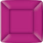 Raspberry Square Paper Salad / Dessert Plate