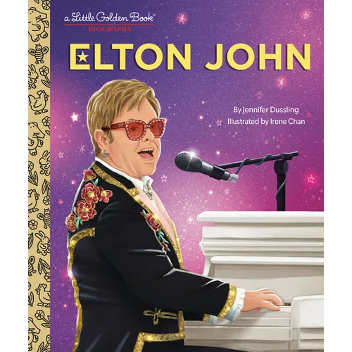 Elton John: A Little Golden Book Biography - Hardcover