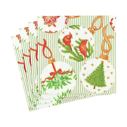 Botanical Ornaments Paper Cocktail Napkins