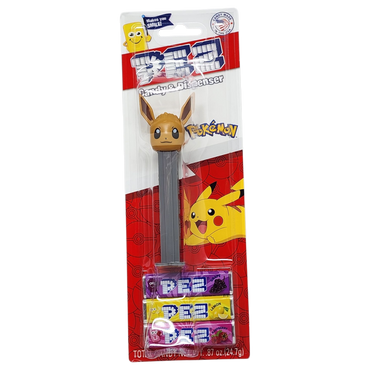 Pez Pokemon Dispenser with 3 Candy Rolls - Eevee