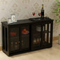 Buffet Sideboard with Sliding Glass Door and Adjustable Shelf