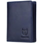 Bullcaptain Large Capacity Genuine Leather Bifold Wallet/Credit Card Holder