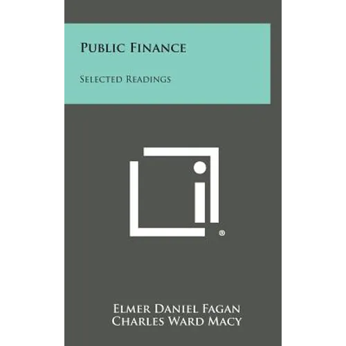 Public Finance: Selected Readings - Hardcover