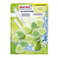 Domol Toilet Cleaning Block - Lemon Freshness Scent, Long-Lasting Fragrance, Limescale Prevention, 110g