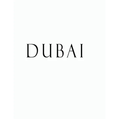 Dubai: Black and White Decorative Book to Stack Together on Coffee Tables, Bookshelves and Interior Design - Add Bookish Char - Paperback