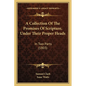 A Collection Of The Promises Of Scripture, Under Their Proper Heads: In Two Parts (1803) - Paperback