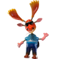 Moose Magnet with Springy Arms, Ears, Neck, and Antlers