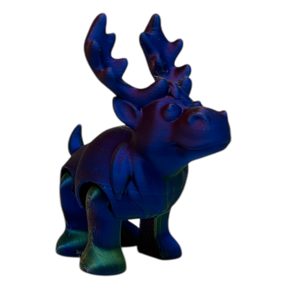 Bruce The Moose - Metallic Rainbow Color
