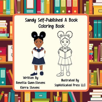 Sandy Self Published a Book Coloring Book - Paperback