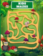 Kids Mazes: Fun Kids Mazes Ages 4-8 - Paperback