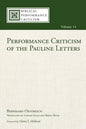 Performance Criticism of the Pauline Letters - Paperback