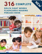 316 Complete Dolch Sight Words Flashcards Reading Phrases Book: Remember vocabulary children need to know and read first words learning kids. Full fla - Paperback