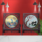 The Silk Mirror: Double-Sided Suzhou Embroidery Screen