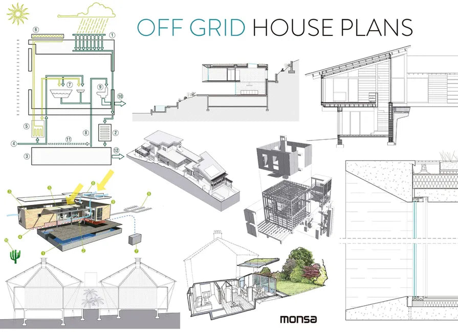 Off Grid House Plans - Hardcover