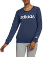 adidas womens Linear French Terry Sweatshirt Crew Navy 1X