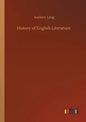 History of English Literature - Paperback