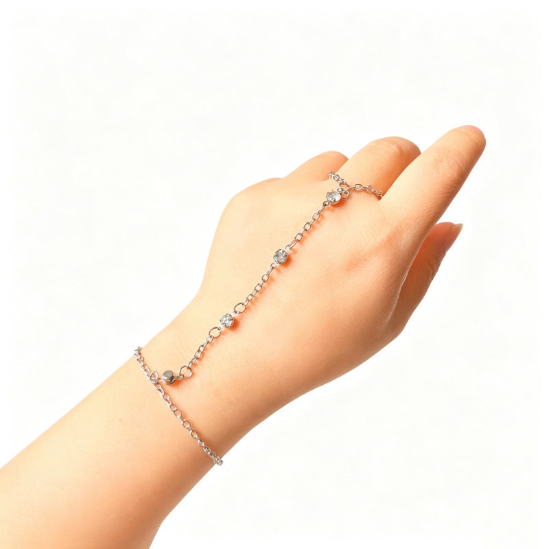 Womens Alloy Multi-layer Ring Chain