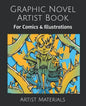Graphic Novel Artist Book: For Comics & Illustrations - Paperback