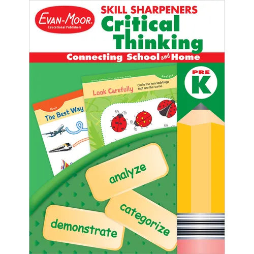 Skill Sharpeners: Critical Thinking, Prek Workbook - Paperback