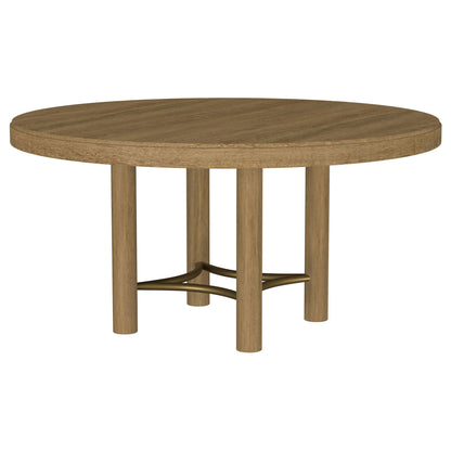 Arini 7-piece Round Dining Room Table Set Sand Wash