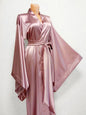 Women's Casual Wide Sleeve Plus Size Cardigan Robe