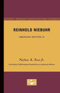 Reinhold Niebuhr - American Writers 31: University of Minnesota Pamphlets on American Writers - Paperback