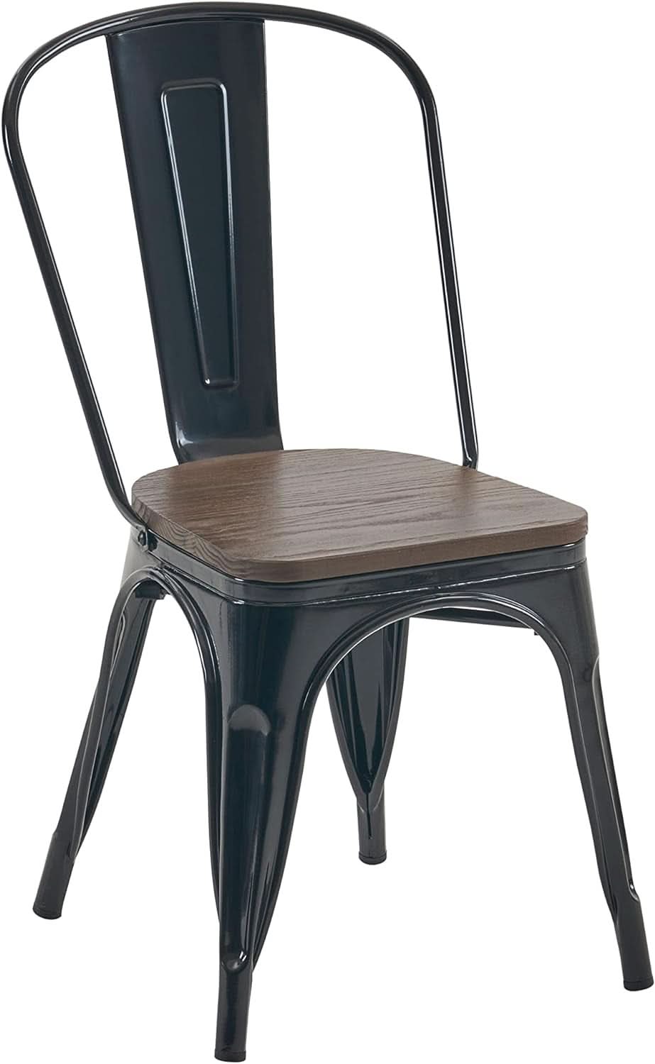 Stackable Metal Dining Chair 18 Inch For Kitchen Use