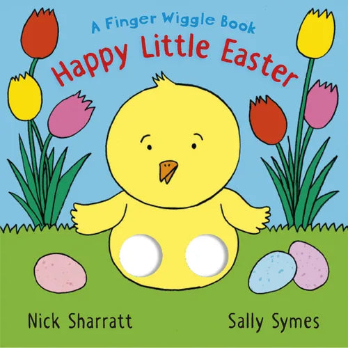 Happy Little Easter: A Finger Wiggle Book - Board Book