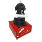 Labradoodle - Black with Bone Ornament