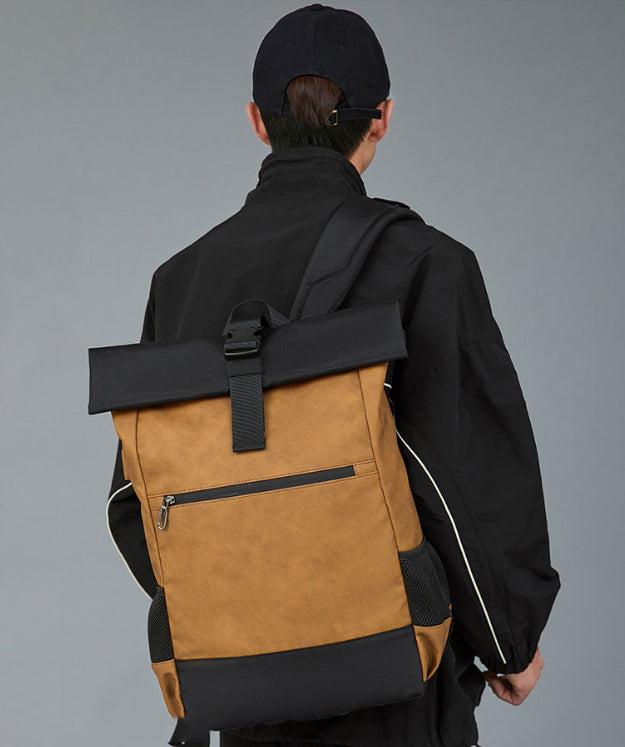 Mens Casual Versatile Backpack Outdoor Waterproof Laptop Bag Large-capacity Travel And College Schoolbag