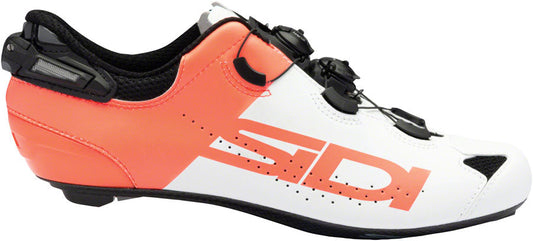 SIDI Shot 2S Pro Road Shoes - Men's White/Coral 40