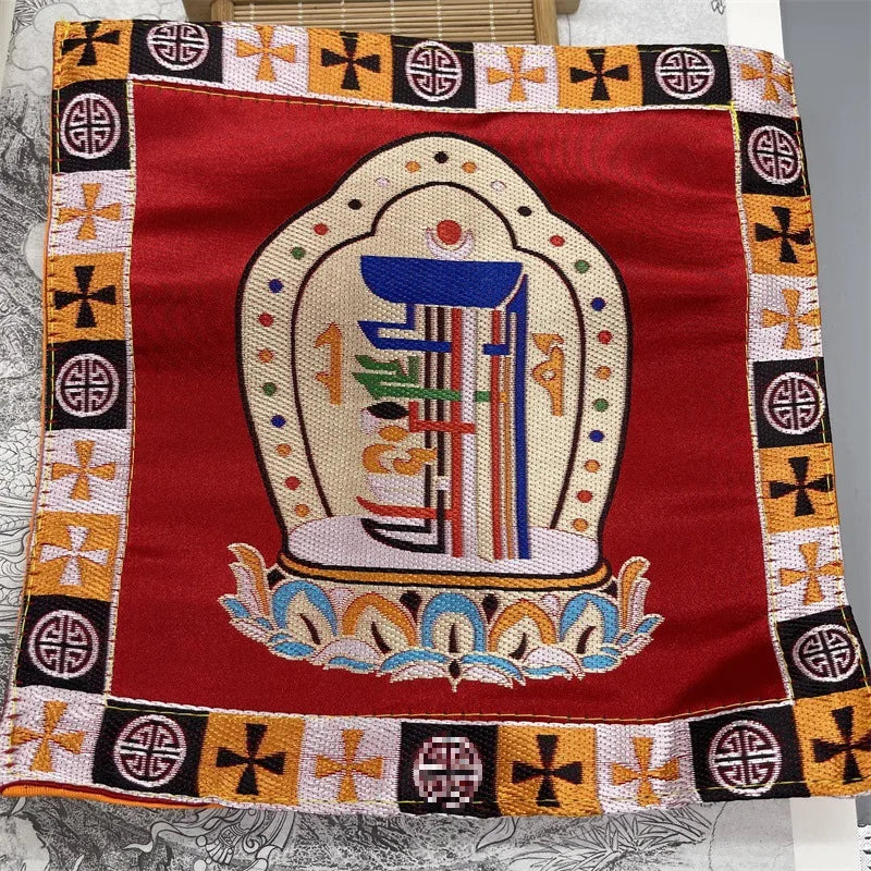 Tibetan-Style Buddha & Vajra Altar Cushion Mats