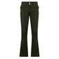 Women's New Sexy Low-waist Side Pockets Retro Slim-fit Micro Trousers Casual Trousers